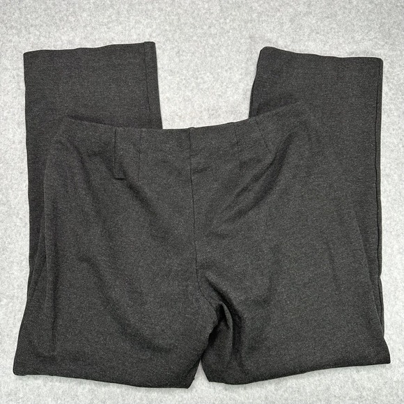 Coldwater Creek Classic Fit Gray Knit Pull On Pants Elastic Waist Womens XL 16 - Picture 2 of 6